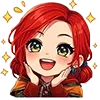 Стикер 25 Chibi Anime The