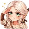 Стикер 10 Chibi Anime The