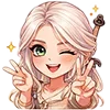 Стикер 15 Chibi Anime The