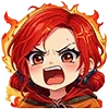 Стикер 31 Chibi Anime The