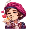 Стикер 33 Chibi Anime The