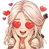 Стикер 12 Chibi Anime The