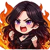 Стикер 23 Chibi Anime The
