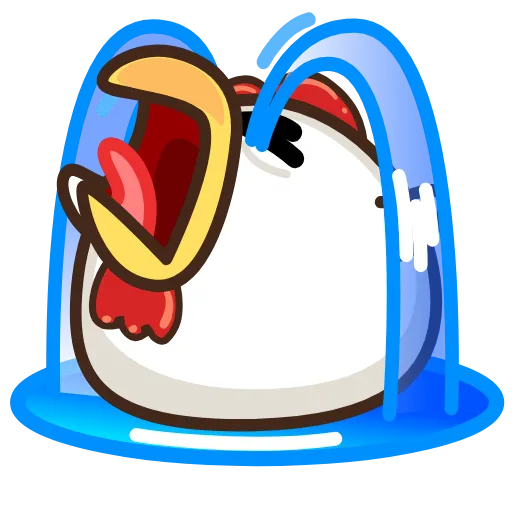 😭 Эмодзи «Chick Coop» для Telegram