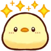 Стикер 7 Cute Chick - цыплёнок