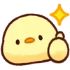 Стикер 9 Cute Chick - цыплёнок