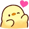 Стикер 22 Cute Chick - цыплёнок