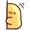 Стикер 24 Cute Chick - цыплёнок