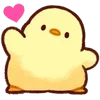Стикер 26 Cute Chick - цыплёнок