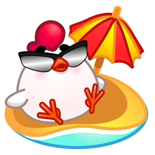 Стикер 36 Chick Emoji