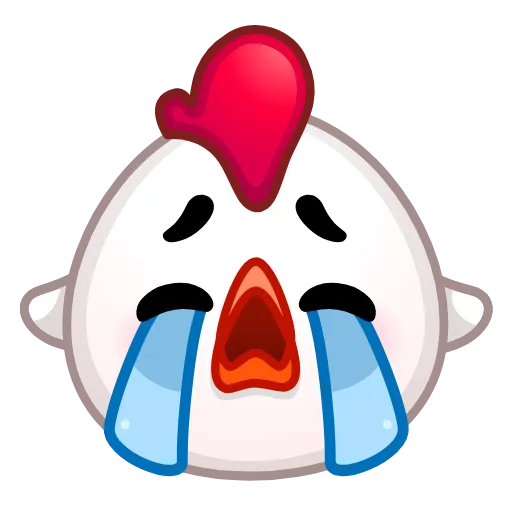 Стикер 13 Chick Emoji