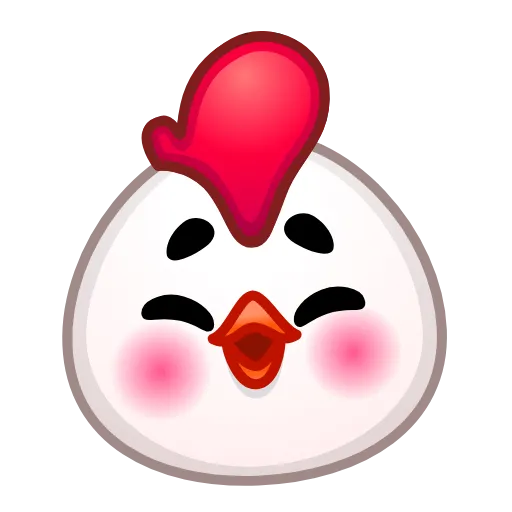 Стикер 5 Chick Emoji