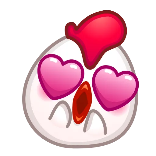 Стикер 6 Chick Emoji