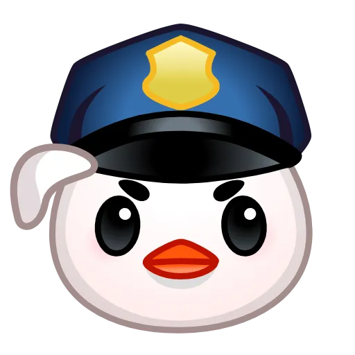 Стикер 19 Chick Emoji