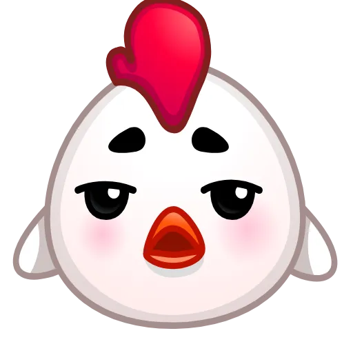Стикер 11 Chick Emoji