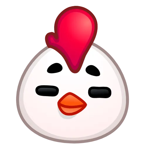 Стикер 39 Chick Emoji