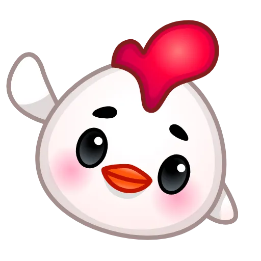 Стикер 29 Chick Emoji