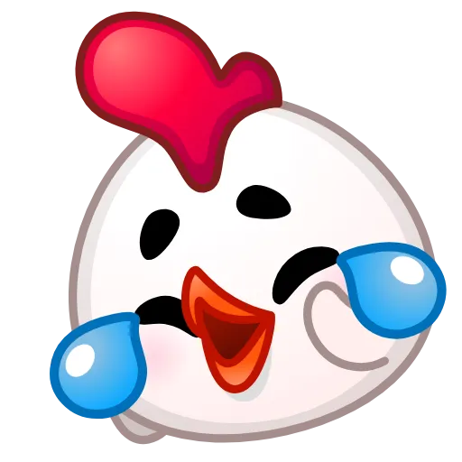 Стикер 4 Chick Emoji
