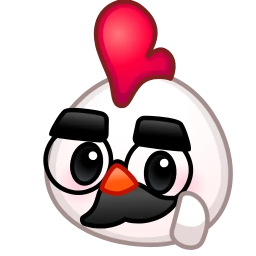 Стикер 9 Chick Emoji