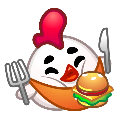 Стикер 37 Chick Emoji