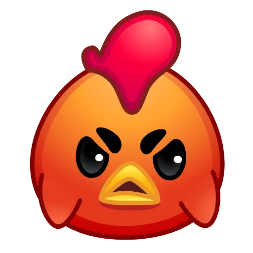 Стикер 14 Chick Emoji