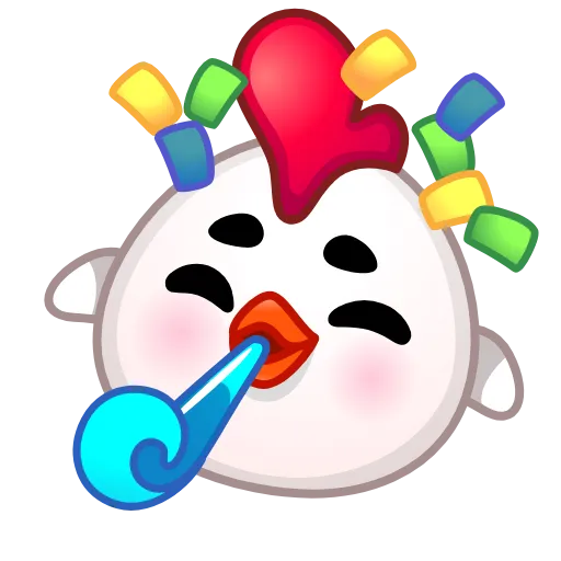 Стикер 10 Chick Emoji