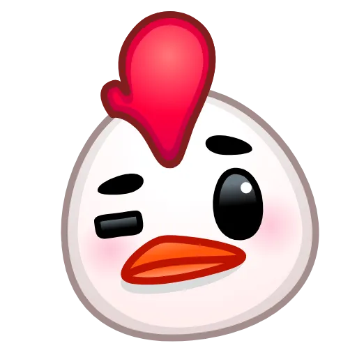 Стикер 12 Chick Emoji