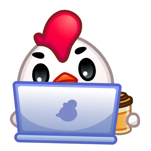 Стикер 38 Chick Emoji
