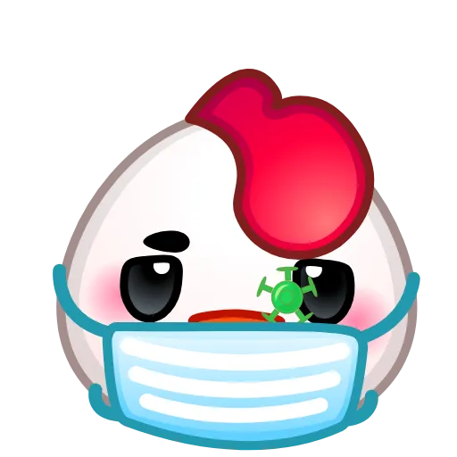 Стикер 34 Chick Emoji