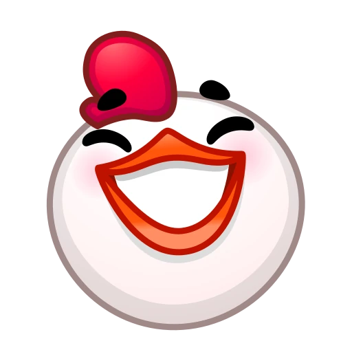 Стикерпак Chick Emoji для Telegram