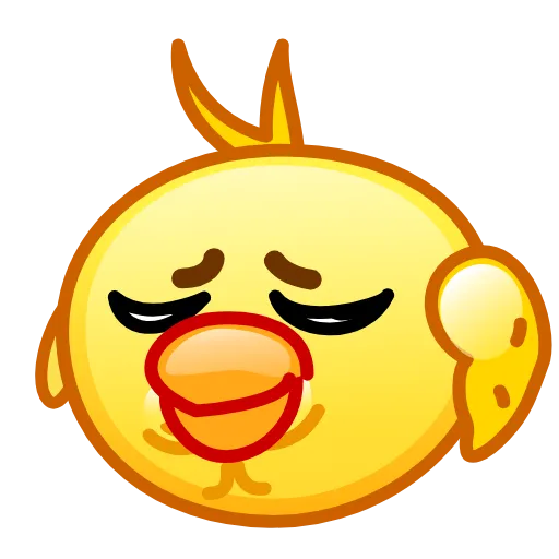 Стикер 25 Chickling Emoji