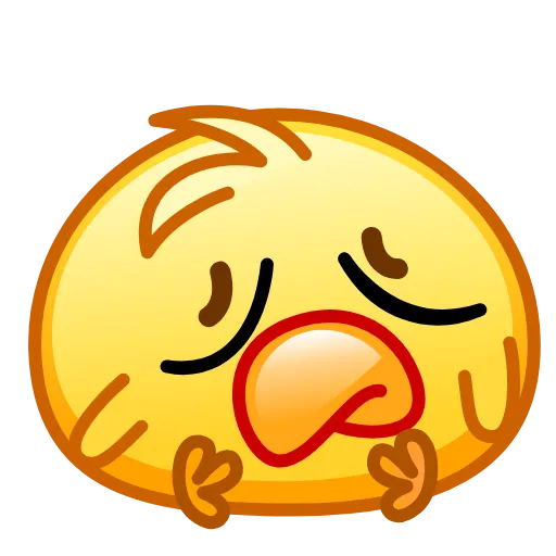 Стикер 17 Chickling Emoji