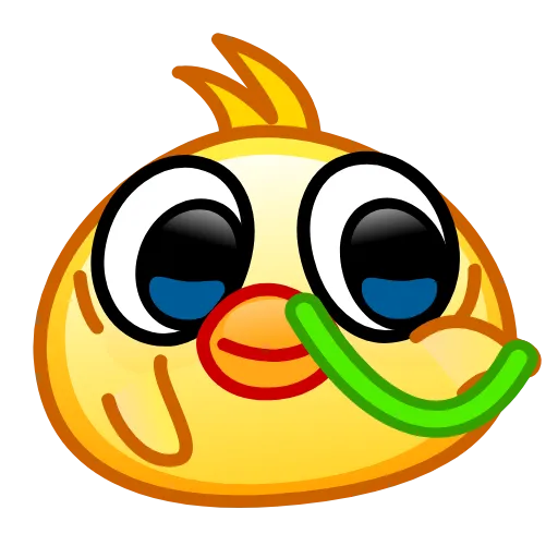 Стикер 9 Chickling Emoji
