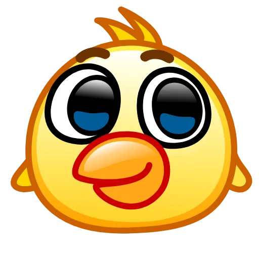 Стикер 5 Chickling Emoji