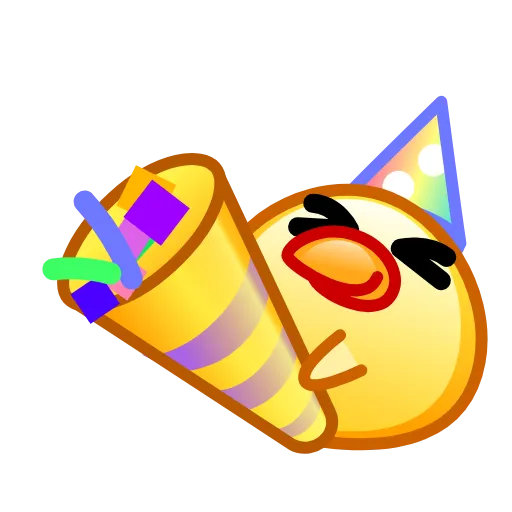 Стикер 13 Chickling Emoji