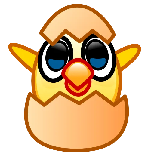 Стикер 42 Chickling Emoji