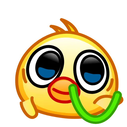 Стикер 9 Chickling Emoji