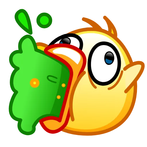 Стикер 11 Chickling Emoji