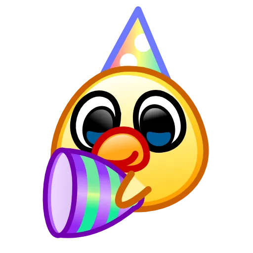 Стикер 13 Chickling Emoji