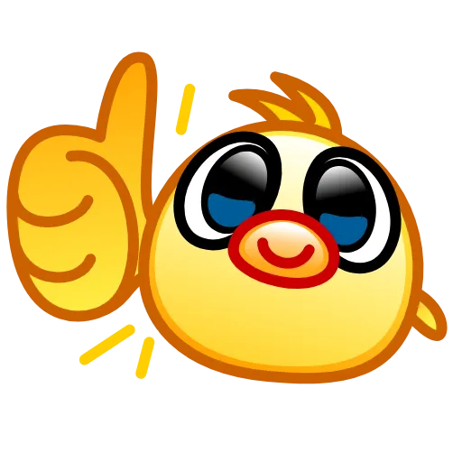 Стикер 24 Chickling Emoji