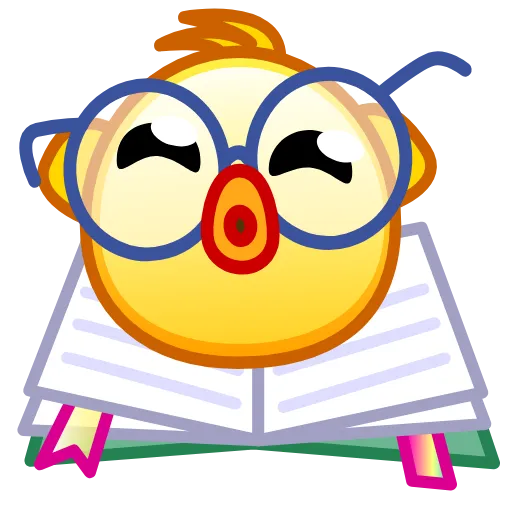 Стикер 44 Chickling Emoji