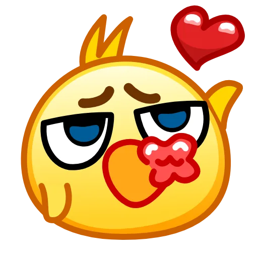 Стикер 7 Chickling Emoji