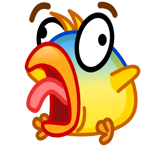 Стикер 45 Chickling Emoji