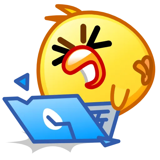 Стикер 28 Chickling Emoji