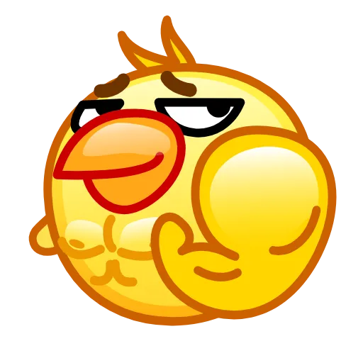 Стикер 25 Chickling Emoji