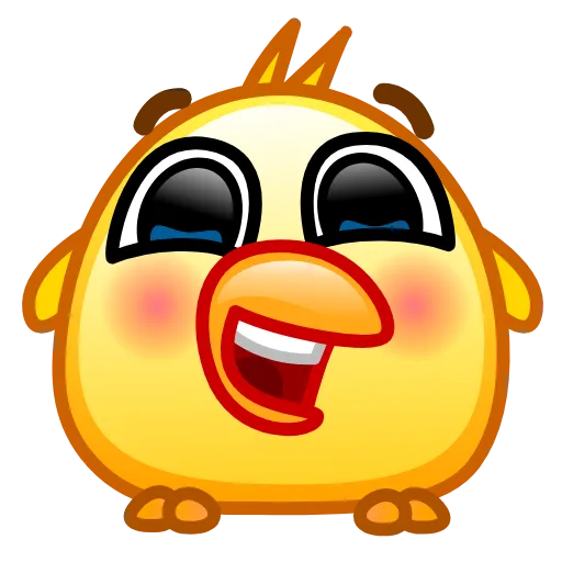 Стикер 6 Chickling Emoji