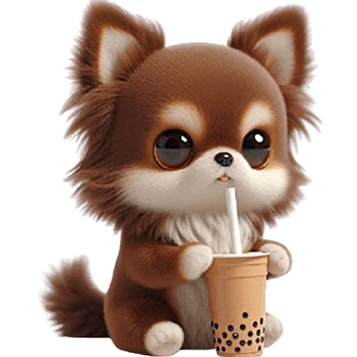 🧋 Стикер «Щенок Чихуахуа» для Telegram