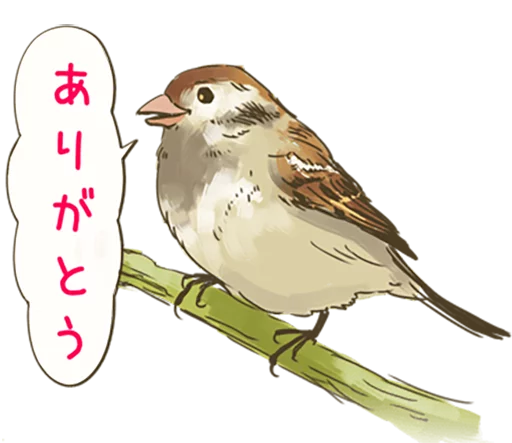 🐤 Стикер «Chik Chirik the sparrow» для Telegram