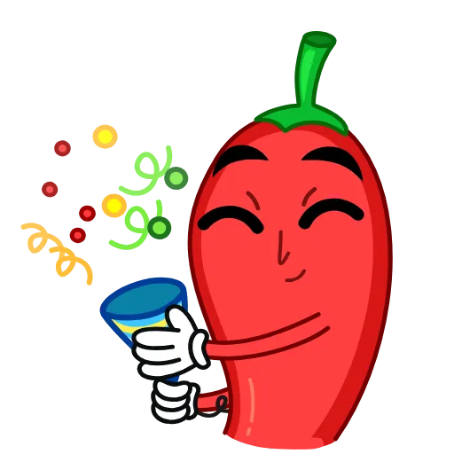 🥳 Эмодзи «Чили» для Telegram