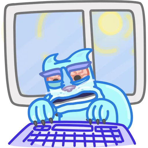 Стикер 14 Chilled Cat